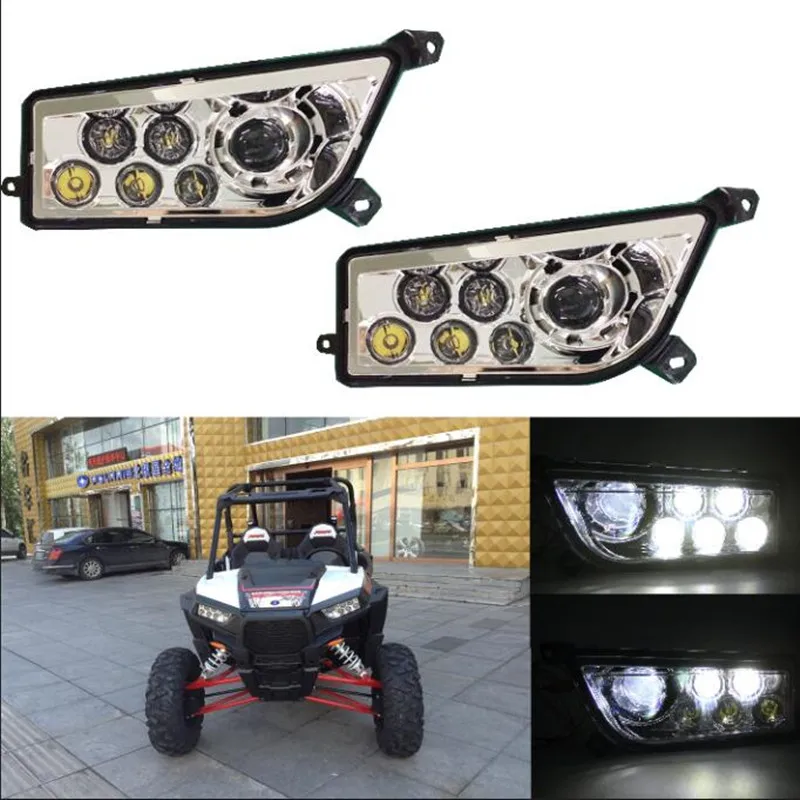 Светодиодные фары в сборе для квадроциклов дальнего/ближнего света 2014-2016 RXR XP 1000