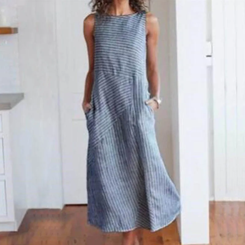 Женское платье с v образным вырезом ELSVIOS Пляжное Платье трапеция принтом в