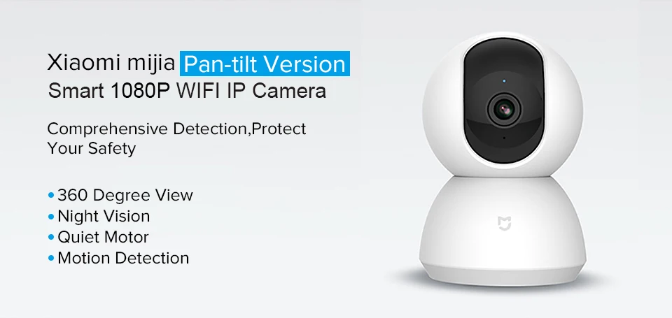 Xiaomi Mijia CCTV Smart IP камера 1080P WiFi Pan-tilt ночное видение 360 вид обнаружения движения Xioami домашний комплект монитор безопасности