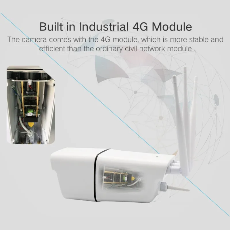 4G sim карта Беспроводная ip камера Z6U HD 1080P наружная Водонепроницаемая Wifi с ИК ночным