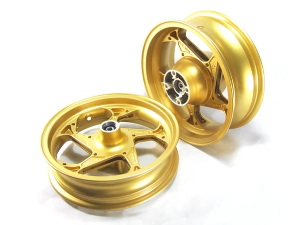 Мотоцикл вперед+ столб колеса обода для HONDA GROM MSX125 MSX125SF - Цвет: B style Gold