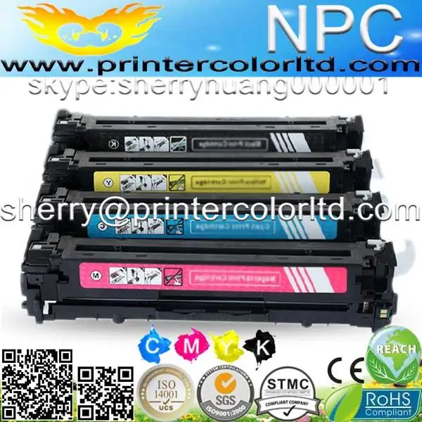 Цветной картридж с тонером для принтера HP laserjet pro CM1415fn 1415fnw mfp CP1525nw cp1525n 128A CE320A CE321A