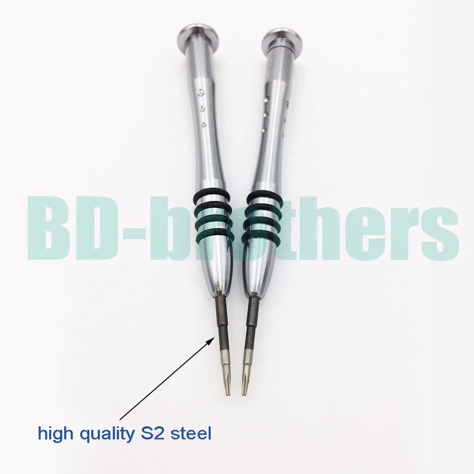 Серебристая отвертка высокое качество S2 сталь металл 1 2 Pentalobe с открытым