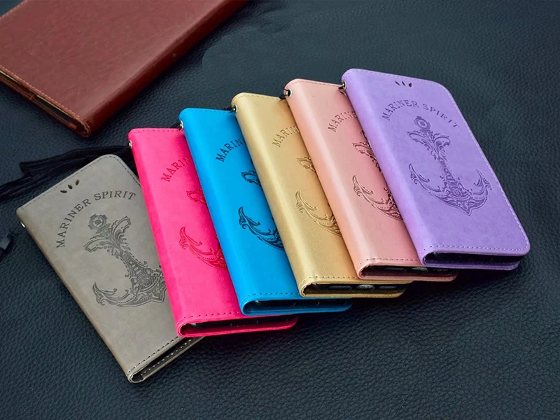 Fashion Mermaid Card Wallet Leather Phone Case for Huawei P9 P10 lite P20 pro Mate10pro Honor 9 7C 7X Nova3 Navy Spirit |