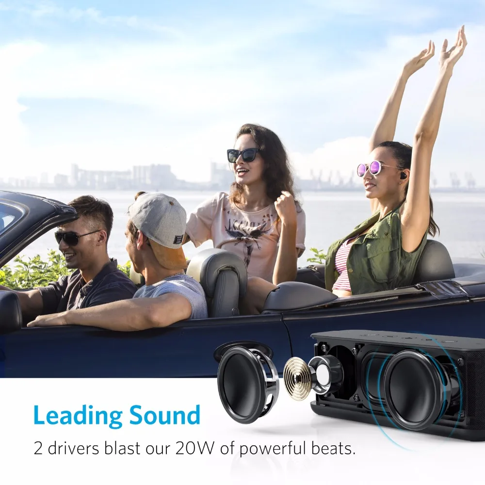 Soundcore Boost Bluetooth Speaker, Portable Speaker with Well-Balanced Sound, BassUp, 12H Playtime, USB-C, IPX7 Waterproof images - 6