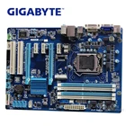 Материнская плата LGA 1155, для Intel DDR3, Gigabyte GA-B75-D3V, 100%, оригинальная материнская плата DDR3 32 Гб B75 B75-D3V, для настольного ПК, SATAII SATAIII, бу