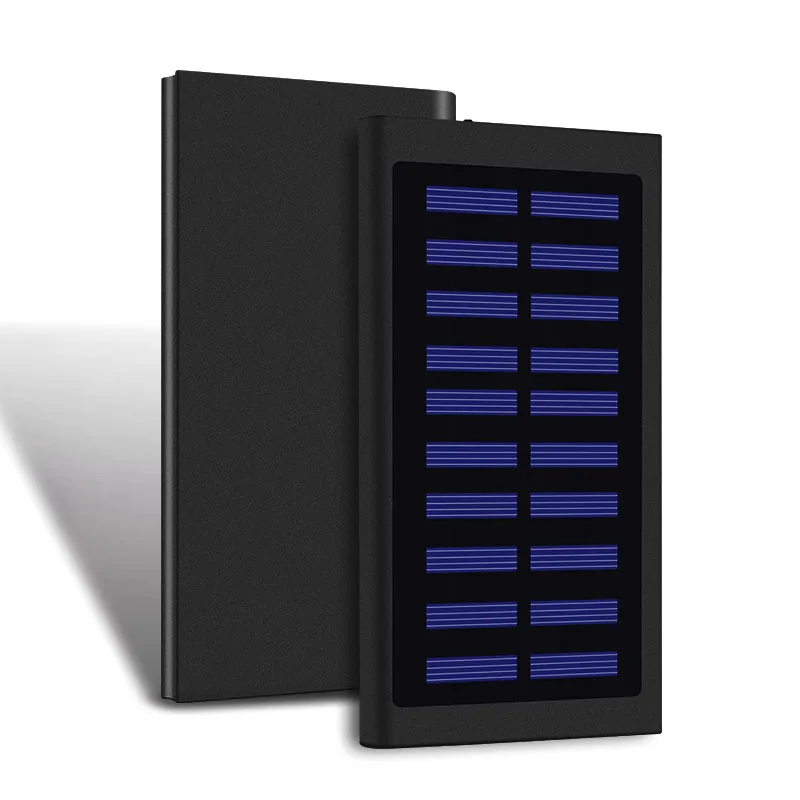 2018 верхняя солнечная батарея зарядное устройство Чехлы 20000 мАч power Bank Внешний
