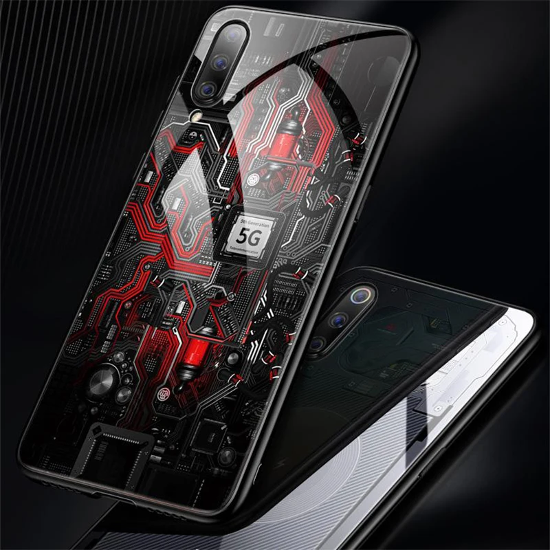 Стеклянный чехол GFAITH для HUAWEI P Smart 2019 Explorer Version окрашенное закаленное стекло
