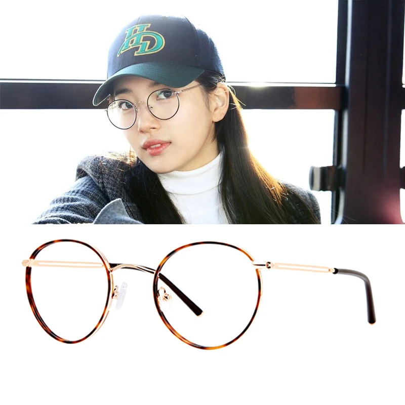 Очки в стиле ретро для мужчин и женщин аксессуар круглой оправе из титанового