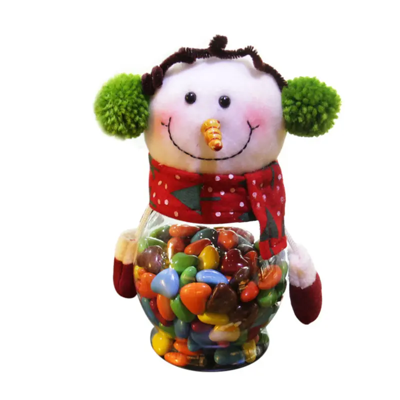 Hoomall плюшевые куклы с емкость для конфет коробка Дети новогодний подарок