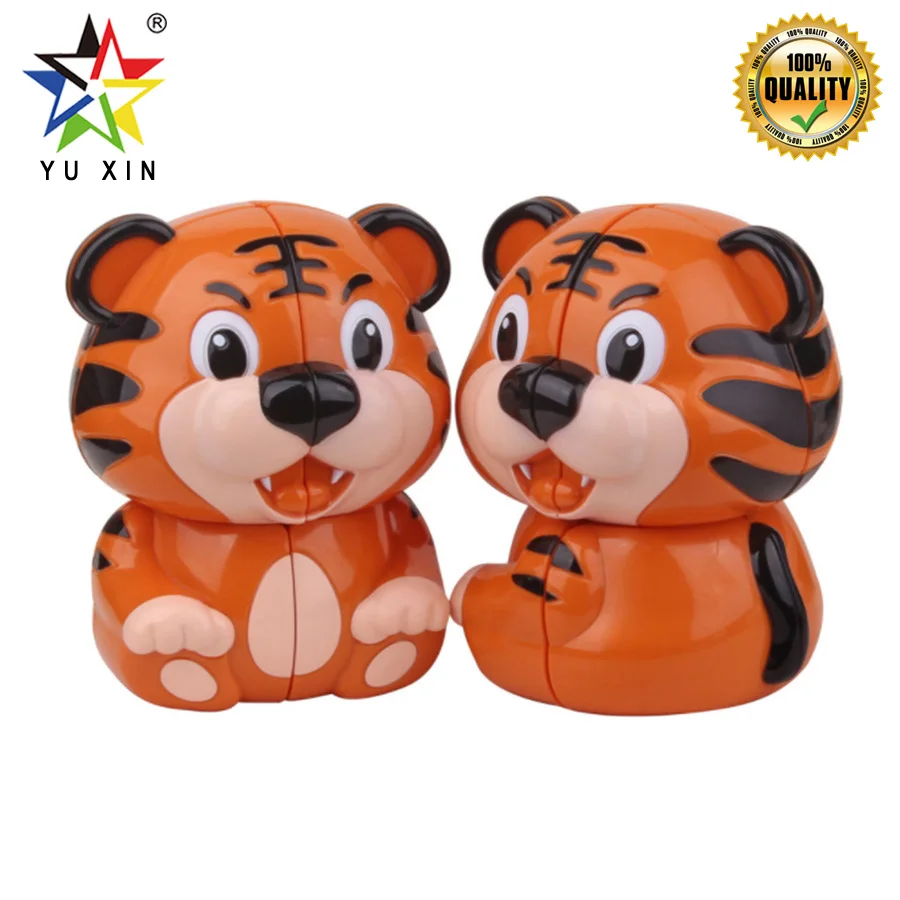 2019 YUXIN магический куб 2x2 тигр игрушки кубик стресса для вызова мозгов детский