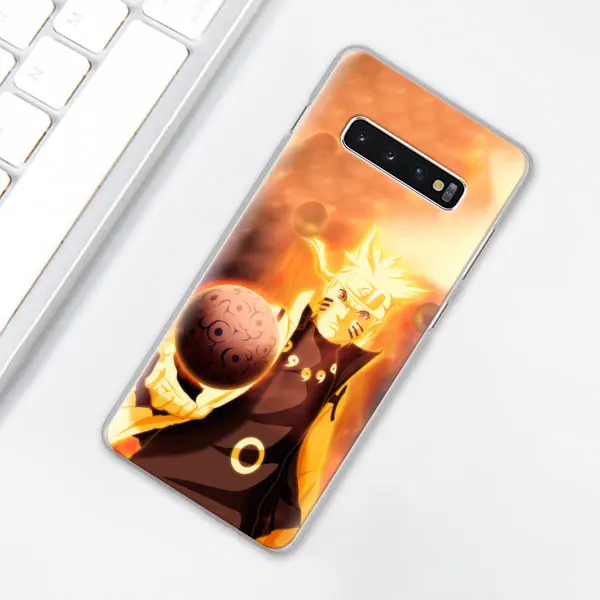 015 Аниме Наруто минималистичный чехол для телефона samsung Galaxy S10e S10 Plus S7 S8 S9 Plus Note 8 9 M10 M20 M30 жесткий чехол Coque - Цвет: 015