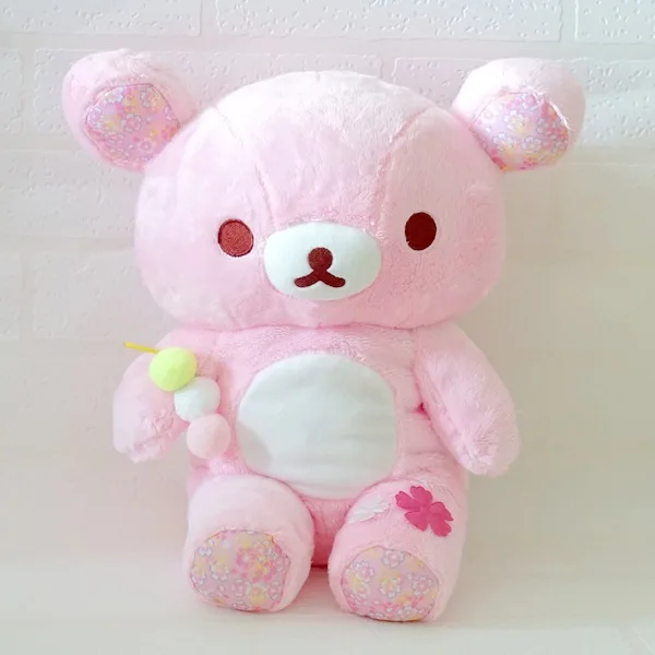 28/38 см цветы вишневого дерева Rilakkuma японские игрушки Аниме плюша Животные для маленьких девочек детей Lover дети лучший подарок на день рождения