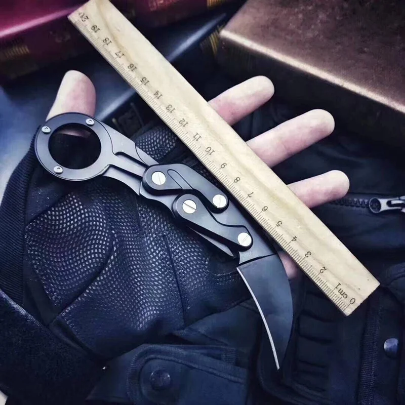 Открытый механический CS GO коготь ножи для кемпинга боевой охоты Скорпион