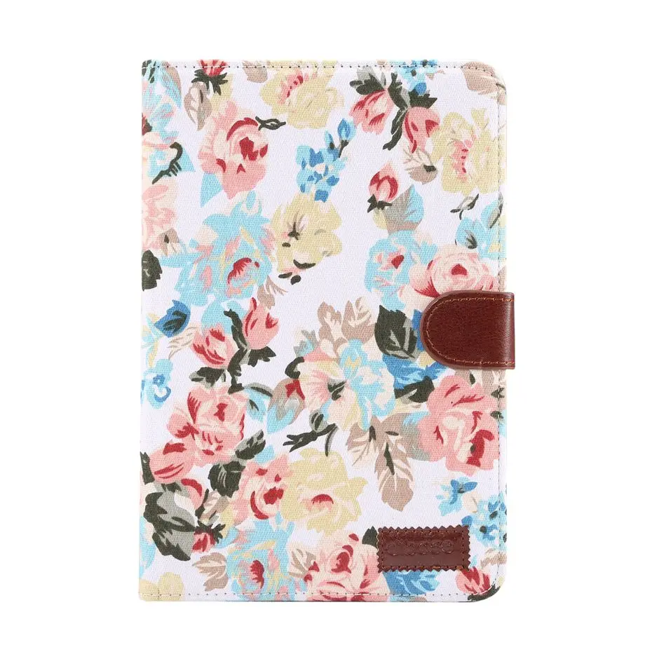 Белый Чехол для планшета для ipad mini 7,9 дюймов цветочная ткань capa coque отделения для карт чехол для Apple ipad mini 4 чехол для ipad mini 5 - Цвет: Белый