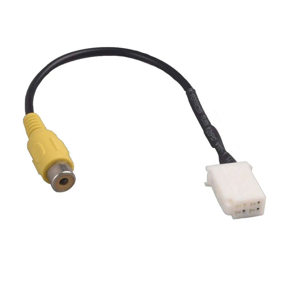

Car Navigation System Reversing Rear View Camera Adapter Cables for Toyota Camry 4pin DVD