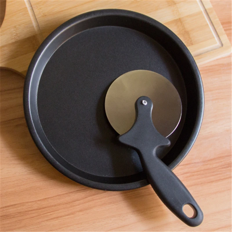 1 шт. нож для пиццы из нержавеющей стали круглая форма колеса ножи тортов хлеба