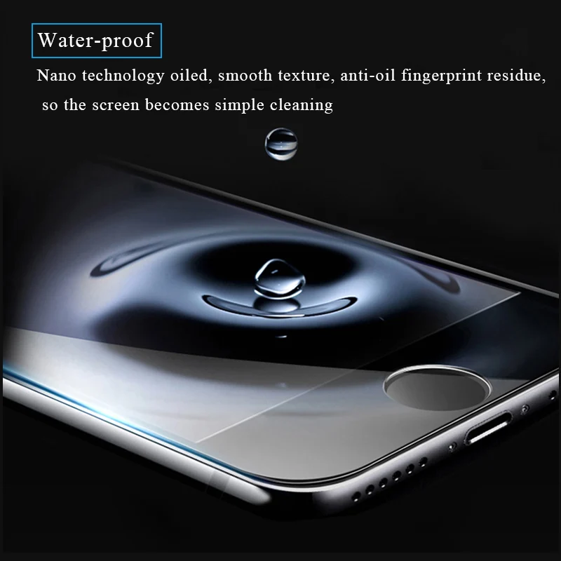 Защита экрана для iPhone 10X8 7 6 6s plus, закаленное стекло, полное покрытие, 3D Мягкий край, i 6 S 7 8 plus, защитный стеклянный чехол, пленка