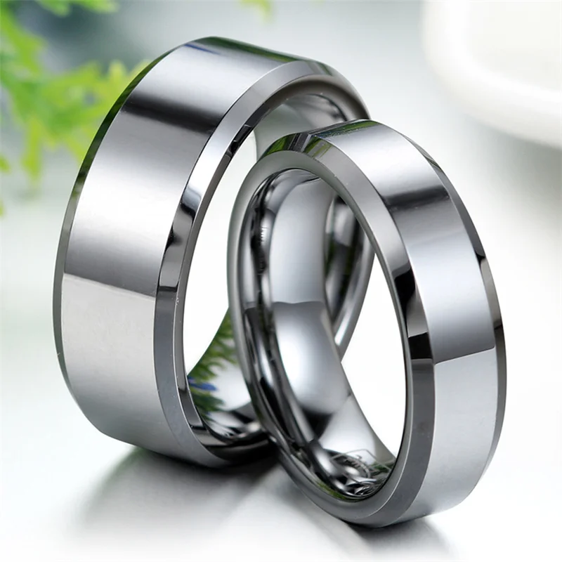 Кольцо из карбида вольфрама 6 мм/8 мм|tungsten carbide ring|wedding rings for womencarbide ring |
