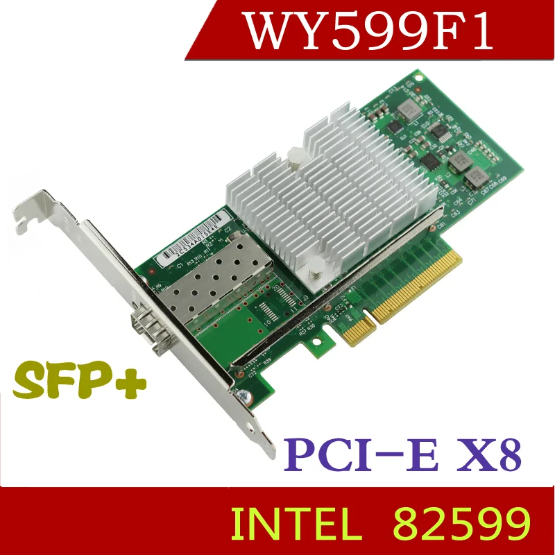 

Winyao WY599F1 10 Gigabit Fiber Ethernet Server Card Chipset JL82599EN for Intel PCI-E X8 SFP+