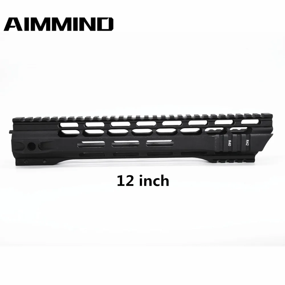 12 &quotдюймовый открытый AR 15 тонкий бесплатный поплавок mlok handguard Handguard Пикатинни