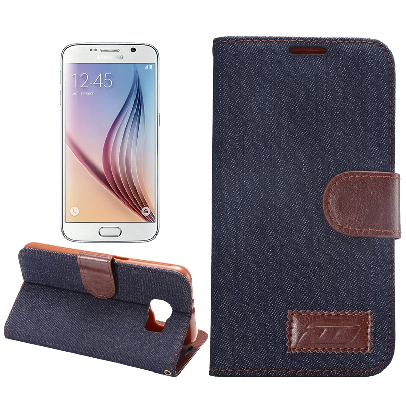Original wallet leather cowboy wove Retro Case For Samsung Galaxy S6 g9200 Project Zero G9200 With Credit Card Holder | Мобильные