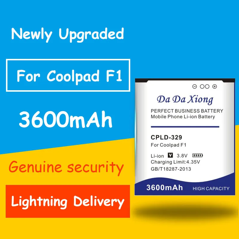 Обновленная безопасная и прочная батарея 3600 мА/ч аккумулятор для Coolpad F1 8297 Вт