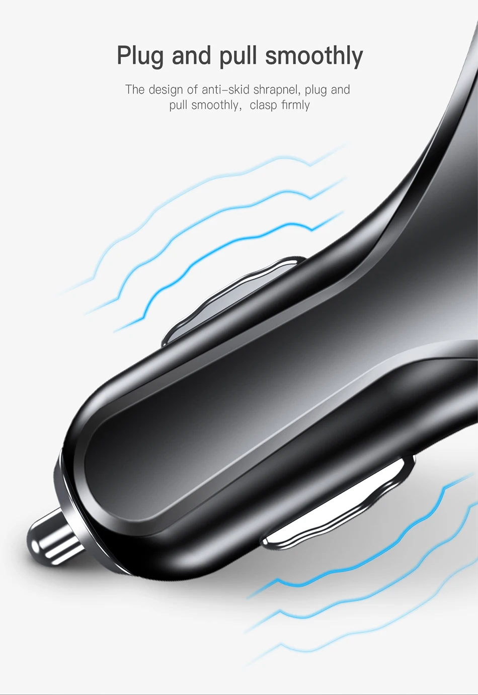 Baseus Quick Charge 3,0 Dual USB Автомобильное зарядное устройство 5V3A QC QC3.0 Turbo Быстрая автомобильная зарядка зарядное устройство для мобильного телефона для iPhone X Xiaomi Mi 9