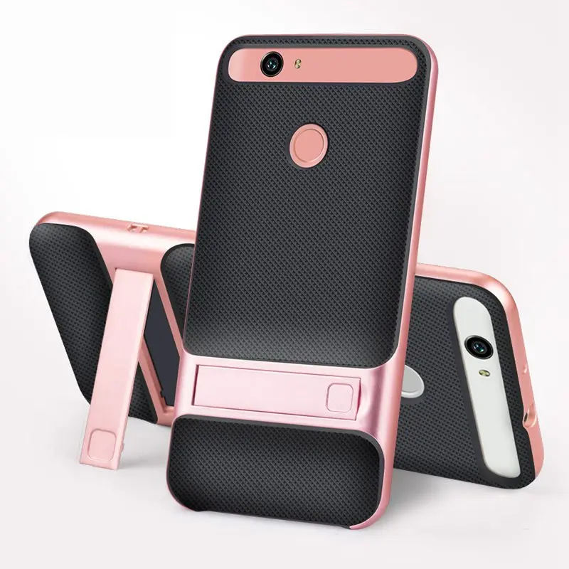 Чехол 2 в 1 для Huawei nova Ультратонкий чехол подставка телефона 5 0 дюйма из ТПУ и