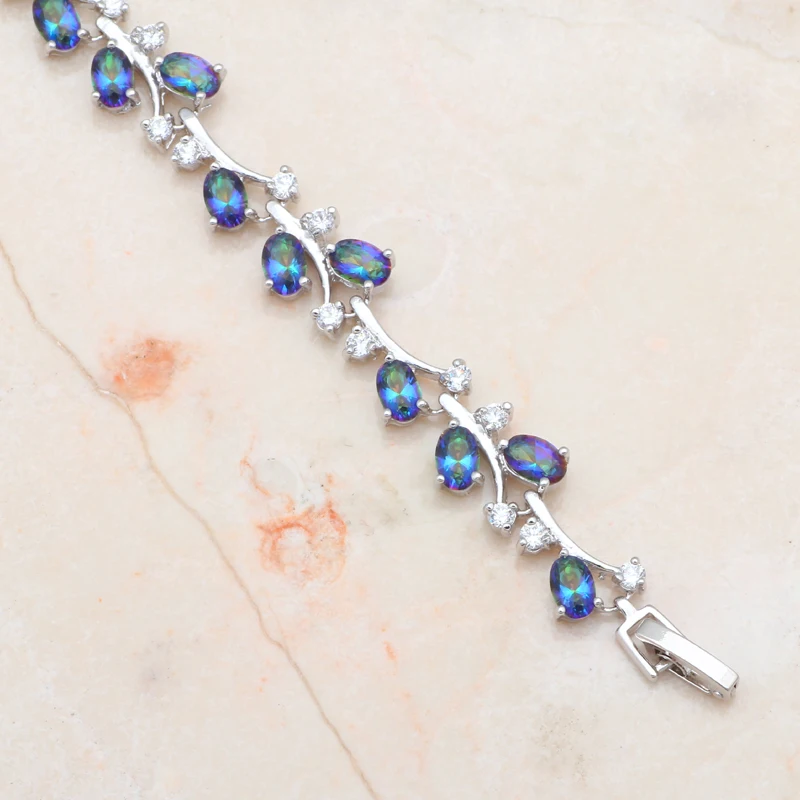 ROLILASON DIY Новое поступление завод дизайн серебро многоцветный Циркон Шарм