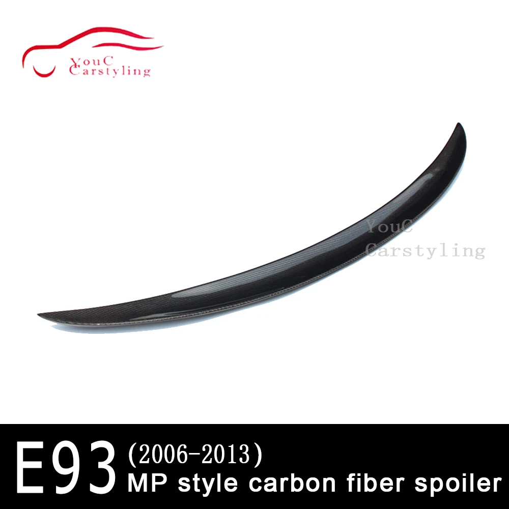 MP Стиль углеродного волокна задний спойлер крыло багажника для BMW 3 серии E93 2