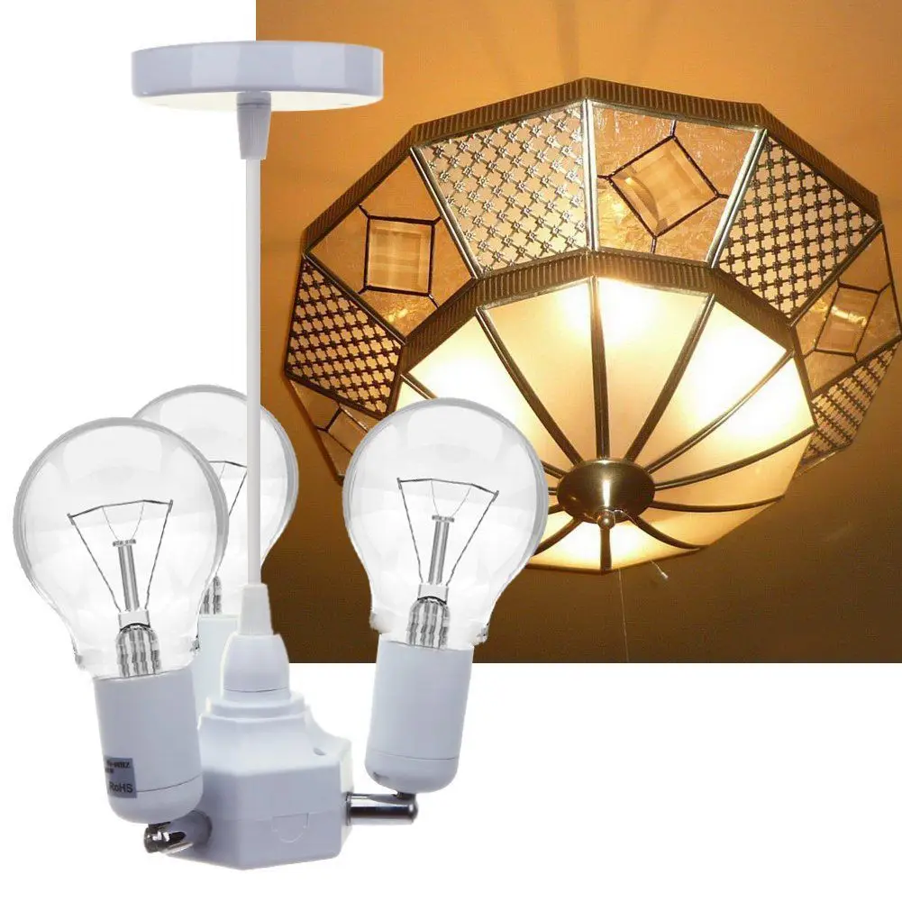 Photography Home E27 4 Socket Adapter LED Light Bulb Converts 1 into Use for Standard Bulbs | Лампы и освещение