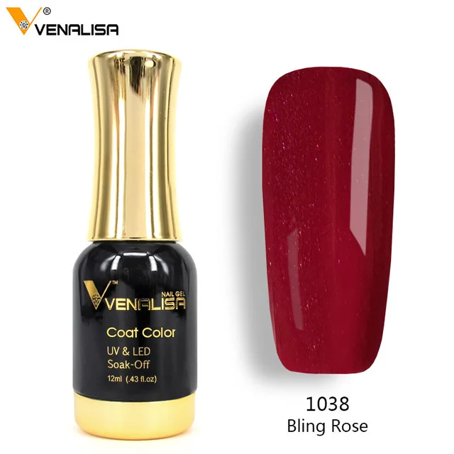 60751 Venalisa Гель-лак для ногтей, высокое качество, маникюрный салон, 120 цветов, 12 мл, VENALISA, впитывается, органический УФ светодиодный Гель-лак для ногтей - Цвет: Серебристый