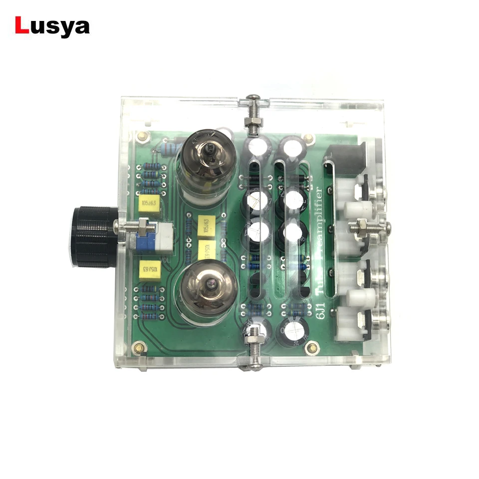 HIFI 6J1 ламповый усилитель аудио Плата Amplificador HIFI класса А тональный предусилитель пластина с акриловым шасси Собранный D1-002