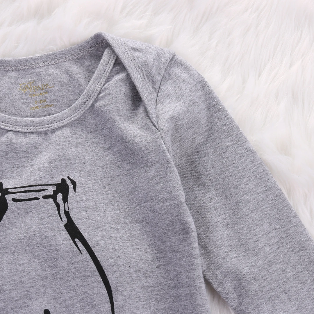 Cotton Newborn Baby Boys Clothes Long Sleeve Milk bottle Romper Sleeping Bag Sleepsack Outfit |