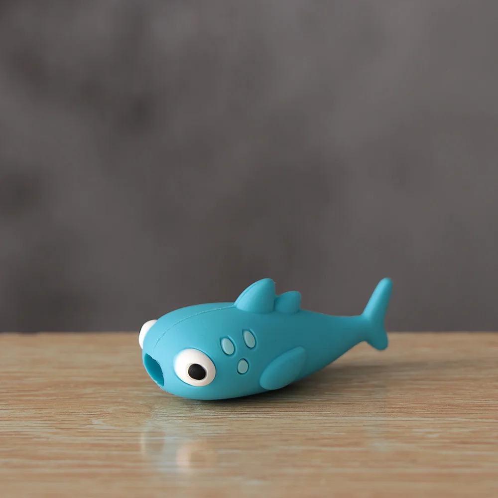 Кабель Bite Cute Fish Cable протектор для iPhone USB Cable Organizer Chompers зарядное устройство провод держатель для iPhone кабель
