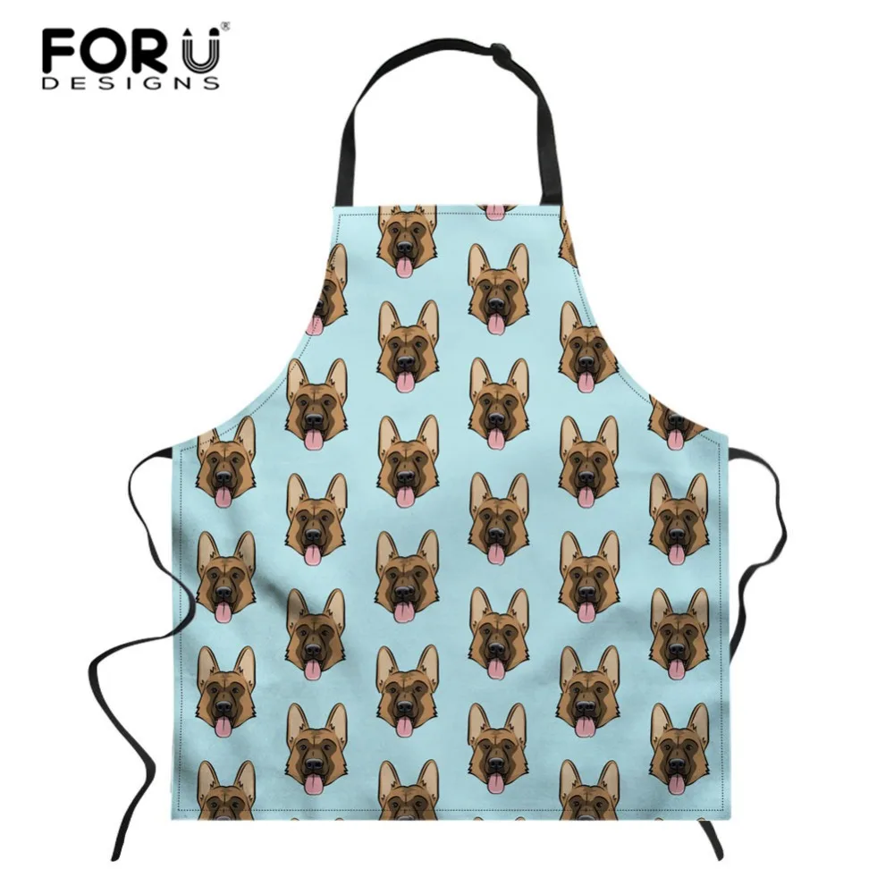 Фартук для женщин и детей FORUDESIGNS фартук рождественской немецкой овчарки