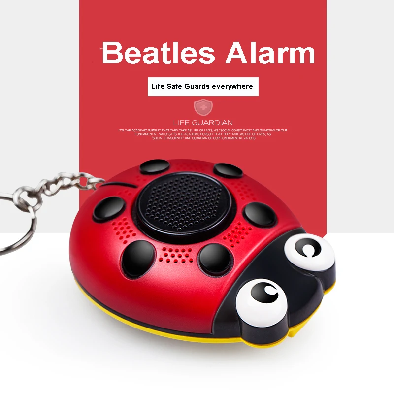 Beatles форма Life Safe Guardian с красно синим вспышкой и сигналом SOS 130 дБ высокой плотности магнитный Рог сигнальный