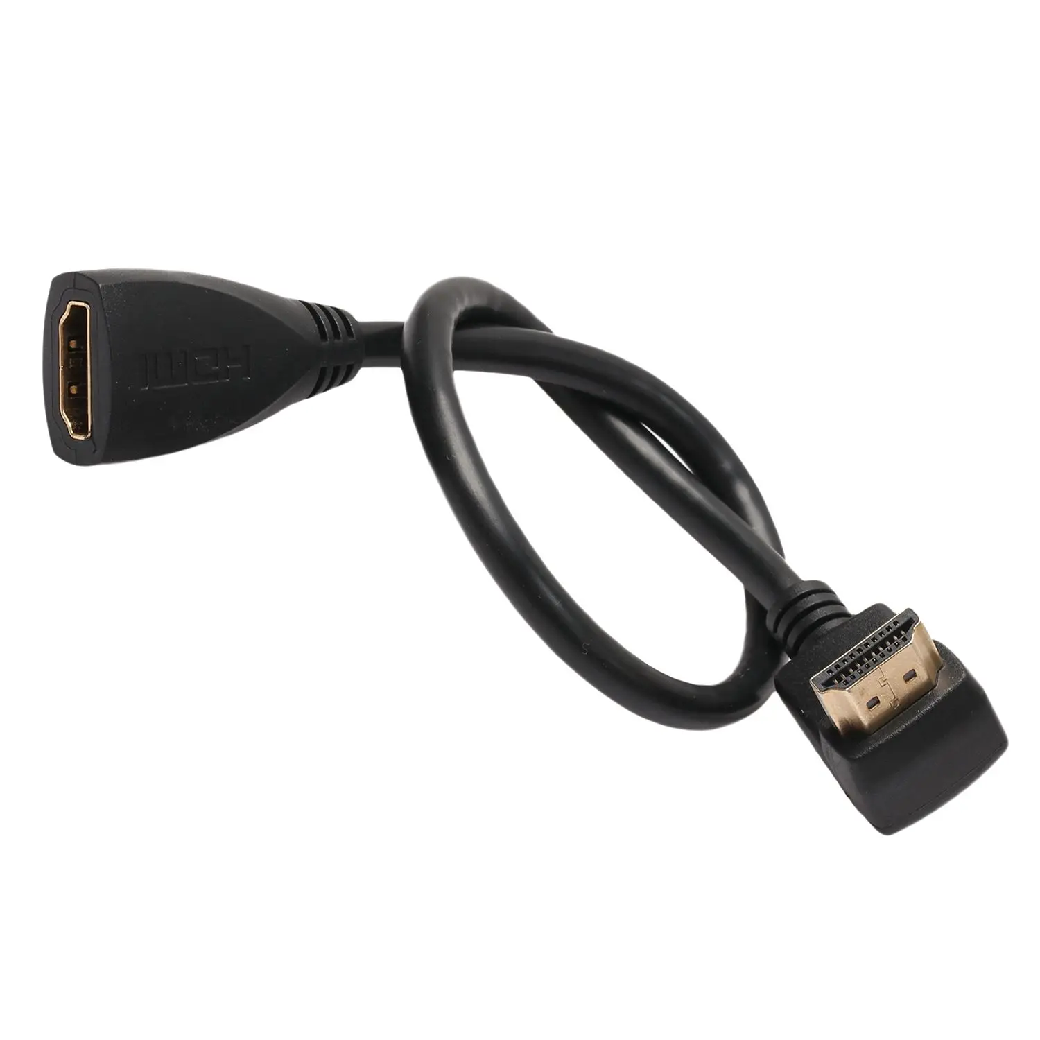 SCLS 2x мини HDMI кабель (90/270 градусов) к адаптер папа женскому позолоченному 1080P|hdmi
