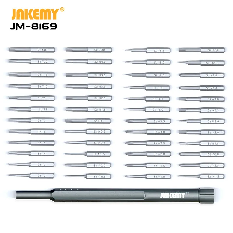 JAKEMY JM-8169 49 в 1 продукт Профессиональный Точный карманный портативный DIY ручной магнитный мини-отвертка многофункциональная