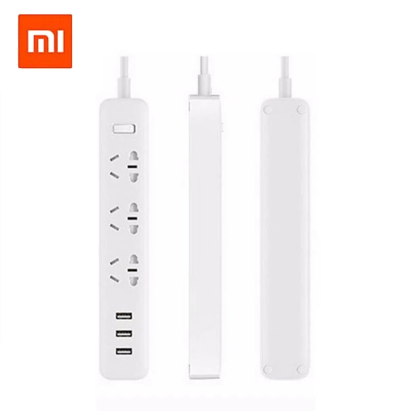 Блок розеток с удлинителем Xiaomi оригинальный многофункциональный удлинитель 3 USB