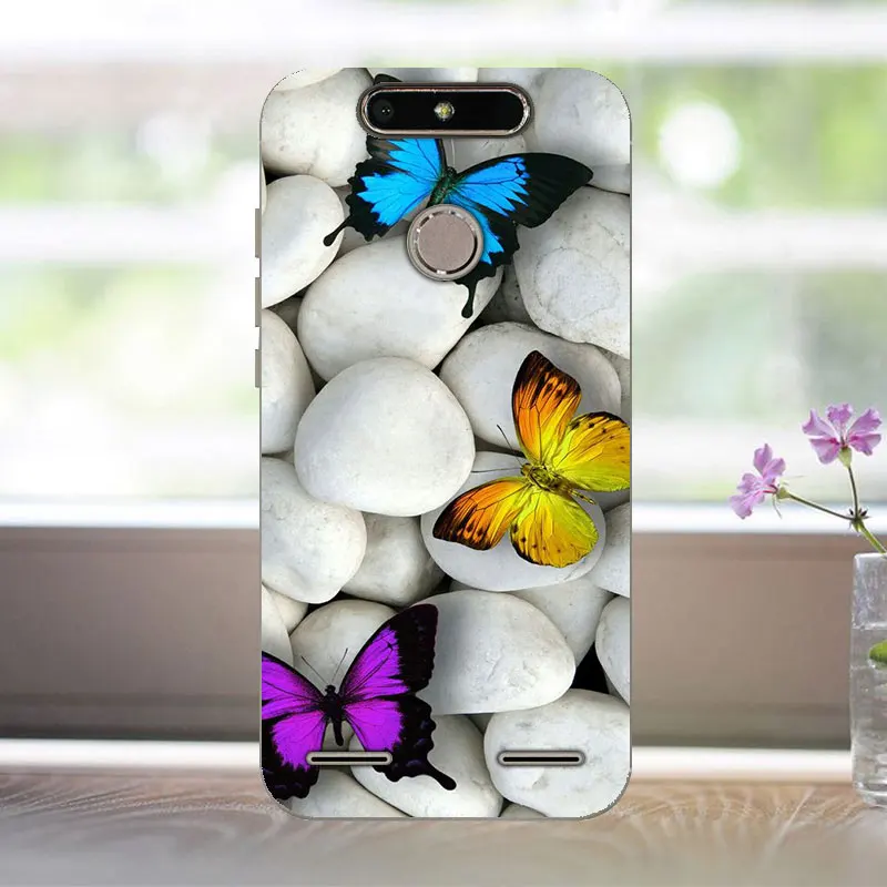 HDS FANATU zte V8 мини-Чехол, силиконовый мягкий ТПУ 5 дюймов, защитный чехол с принтом для zte Blade V8 mini V 8 mini чехол для телефона - Цвет: HDS