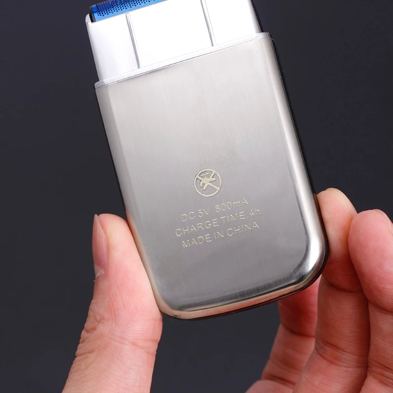 

Mini USB Rechargeable Reciprocating Blade Electric Razor Shaver KM-5088 for Men