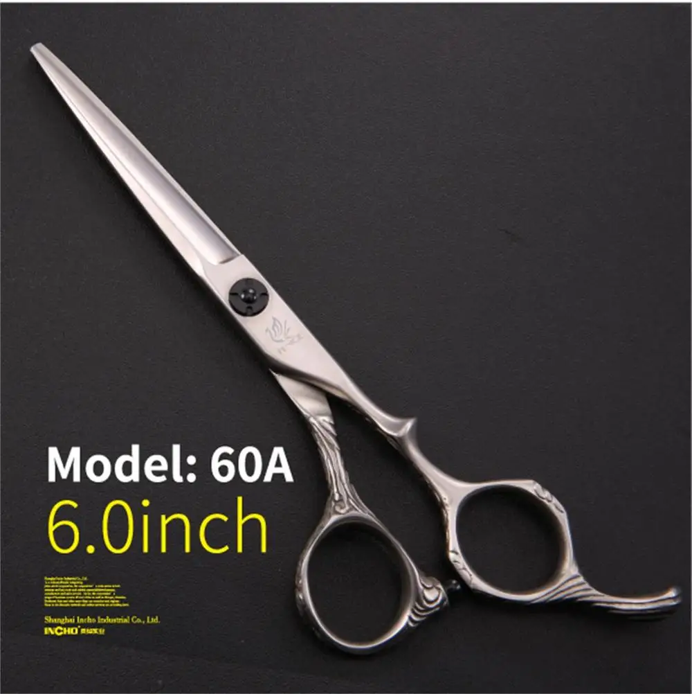 60A Fenice профессиональные ножницы JP440c 5,5/6 Plus/7 дюймов изысканный стильный профессиональный фен для волос, резак парикмахера Парикмахерская стилист инструмент ножницы для резки - Цвет: 60A
