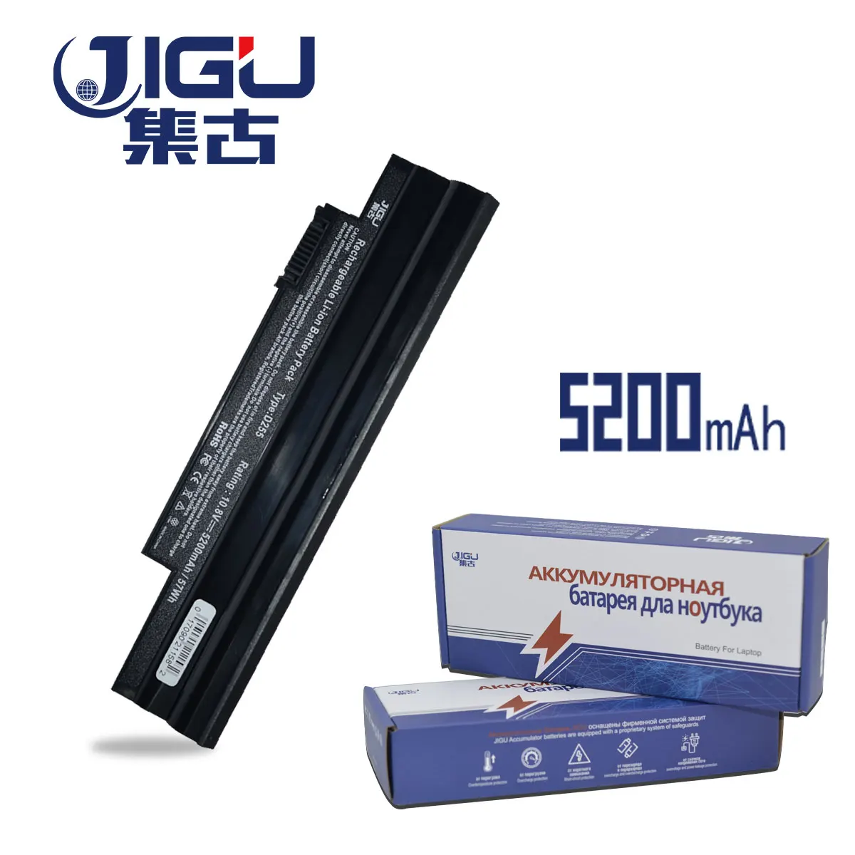 Высококачественный аккумулятор JIGU для ноутбука ACER ASPIRE ONE D255 D260 522 AO522 AOD257 AOD255 AL10A31