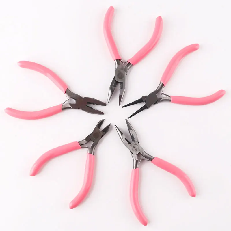 

Side Tweezers Flat Cutting Nipper Pliers Toothless Small Multifunctional Pliers Toothed Punching Pliers Wire Cutter Pliers DIY