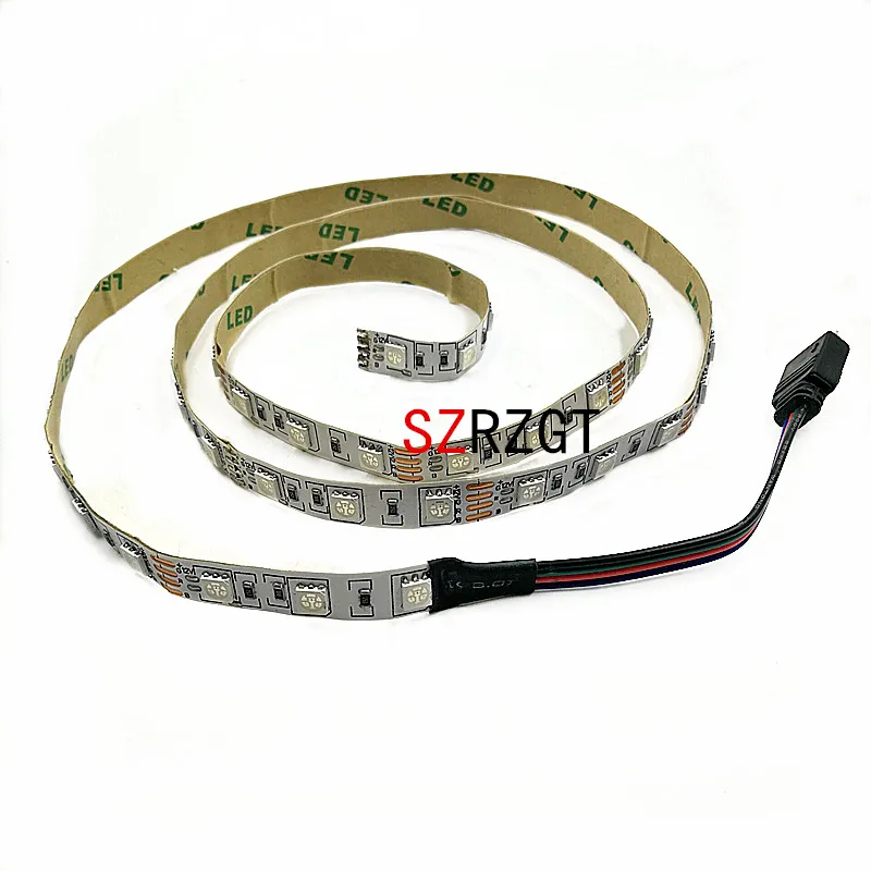 Светодиодная лента на батарейках 5050 SMD 50 см 1 м 2 теплый белый холодный RGB