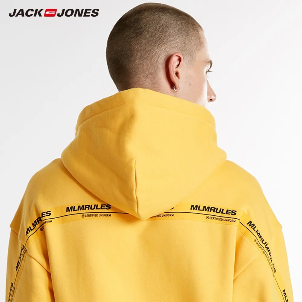 MLMR JackJones мужские весенние пуловер худи свитер Мужская одежда тренажерный зал Fit