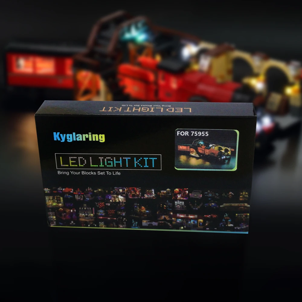 Kyglaring набор со светодиодсветильник кой для lego 75955 Хогвартс экспресс (модель в