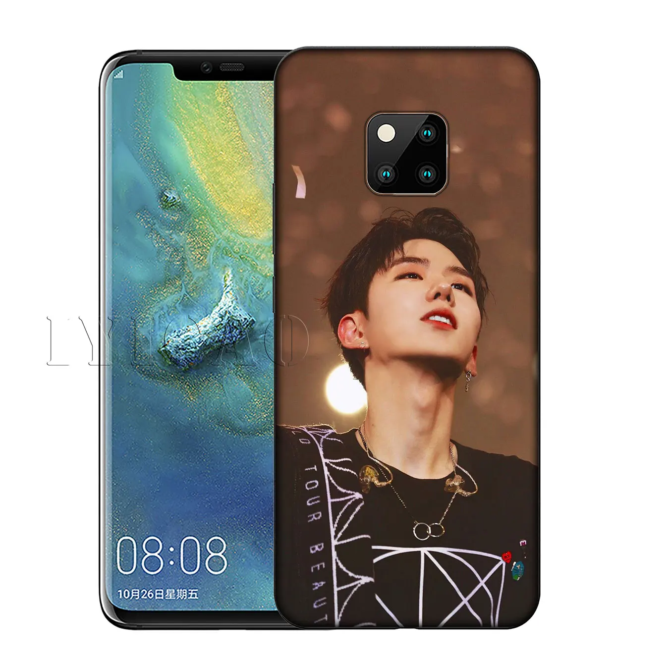 Силиконовый мягкий чехол KPOP Boy Group Monsta X для Huawei Nova Smart 5 5T 5i 4E 4 3i 3 2i 2 Lite Mate 30 20 10 Pro